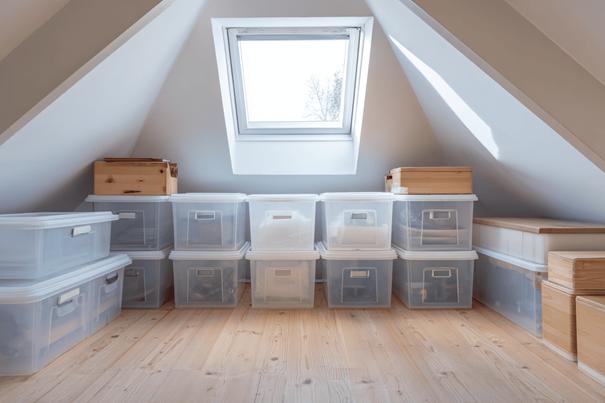 Een opgeruimde zolder